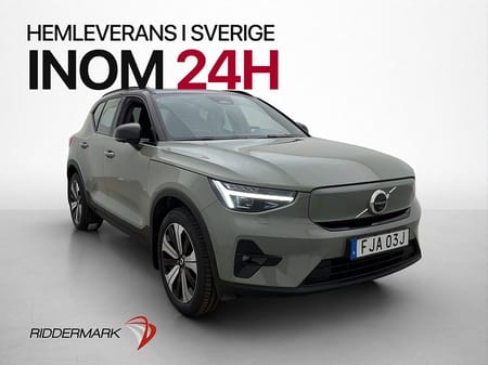 Volvo XC40 Recharge Twin motor Ultimate H/K Pano CarPlay Värm 360°