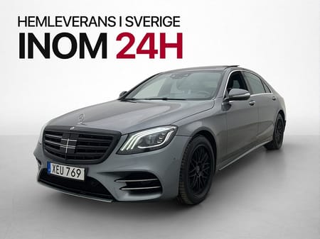 Mercedes-Benz S 400 d 4MATIC L 400d Long 4M 340hk AMG Pano D-Värm Burm 360°