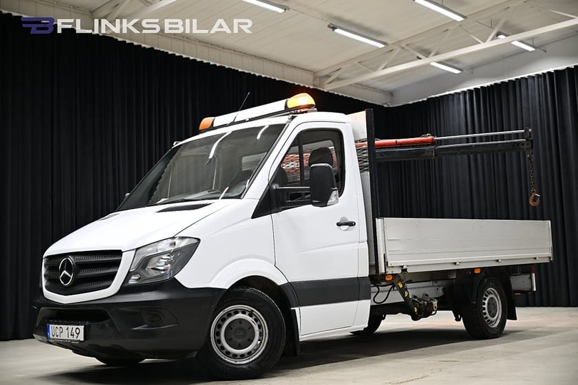Bild 1 av Mercedes-Benz Sprinter 316 BlueTEC Chassi Cab 163HK Flak|Kranbil|Drag|Värmare|Leasbar