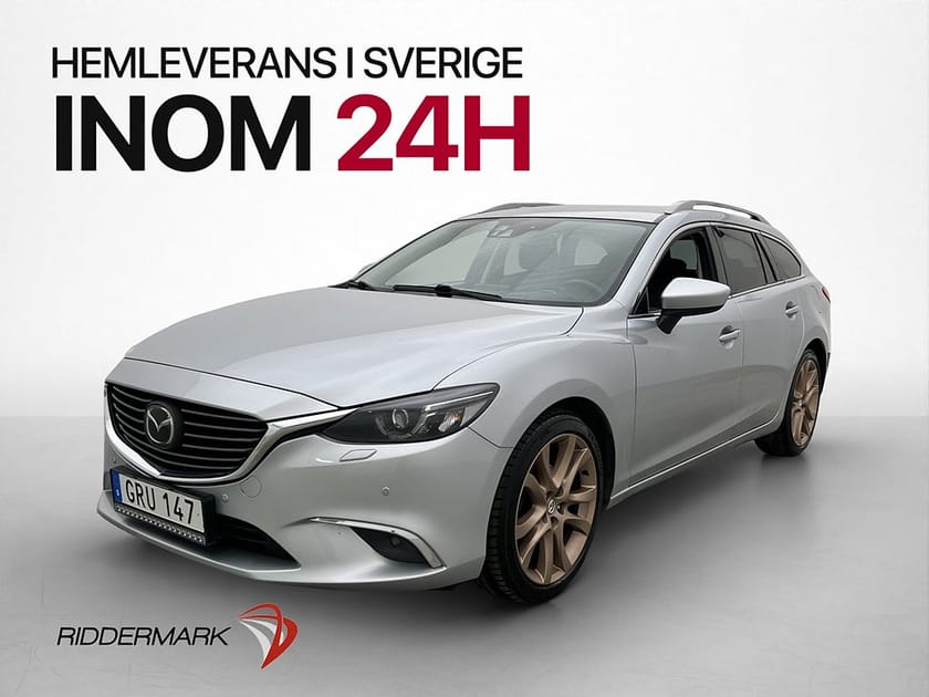 Bild 1 av Mazda 6 Wagon 2.2 AWD Optimum BOSE HUD Drag Kamera Skinn