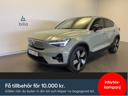Volvo C40 Recharge Ultimate/ BLIS/ Navigation/ Bakkamera/ Panoramatak/ 360 kamera/ 10.000kr Tillbehör/