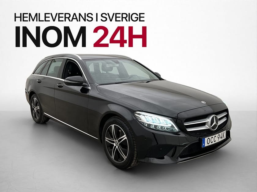 Bild 1 av Mercedes-Benz C 200 T d 160hk B-Kamera Navi Halvskinn