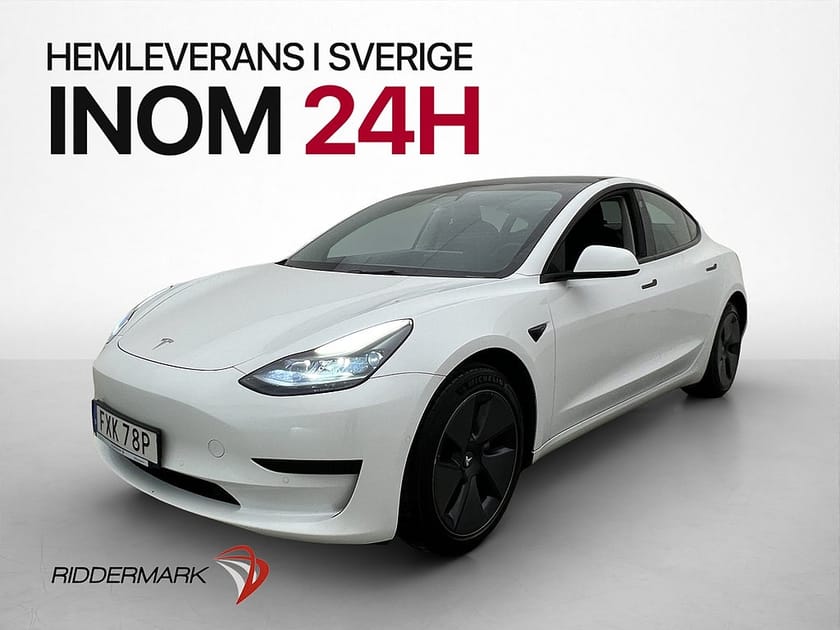 Bild 1 av Tesla Model 3 Standard Range Plus Dragkrok Autopilot MOMS