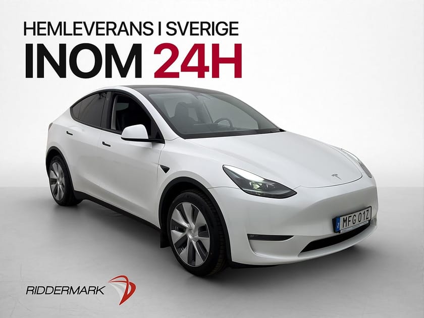 Bild 1 av Tesla Model Y Long Range AWD MOMS Drag AP Pano Värmare 360°