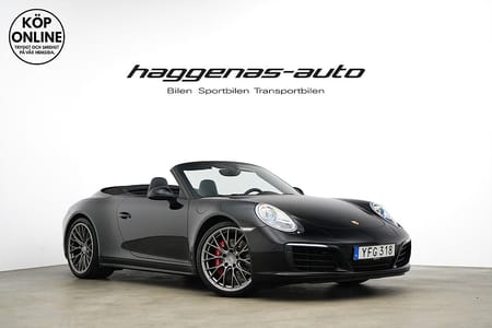 Porsche 911 Carrera 4S Cabriolet 991.2 / 420hk / Bakaxelst.
