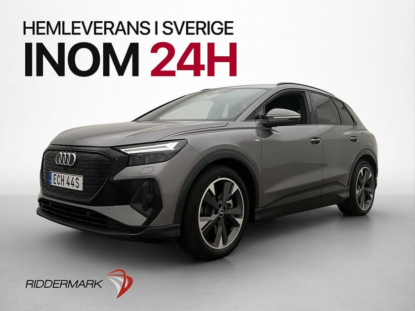 Bild 3 av Audi Q4 40 e-tron S-Line Svart-Optik Kamera Cockpit Drag