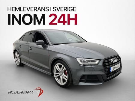Audi A3 Sedan 2.0 TDI 150hk S-Line Pano B&O Farthållare