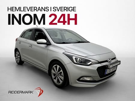 Hyundai i20 1.2 blue 84hk ComfortPlus M/K Värm Bluetooth AC
