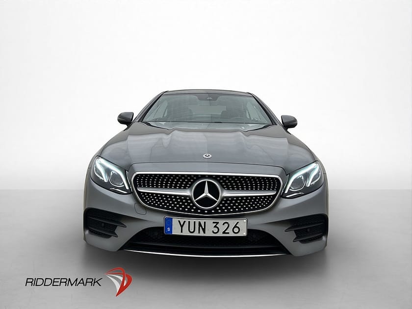Bild 2 av Mercedes-Benz E 220 d Coupé 4MATIC 4M AMG Pano Värmare Kamera Skinn