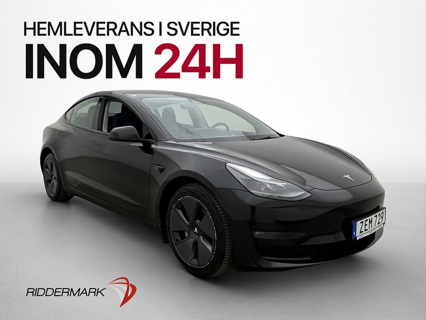 Bild 4 av Tesla Model 3 Long Range AWD Sv-Såld AP Pano Värmepump 360°