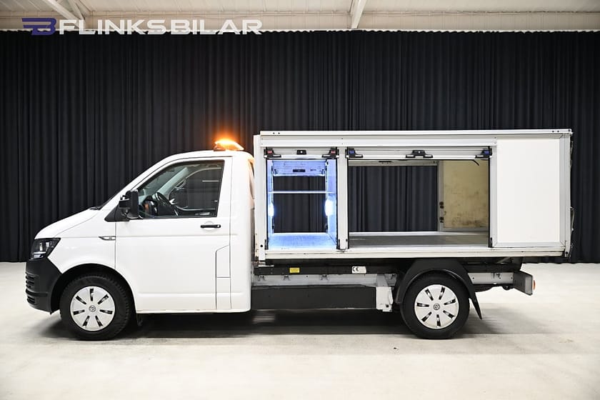 Bild 4 av Volkswagen Transporter Chassi Cab DSG 150HK Tippflak|Kåpa|EnÄgare|Moms