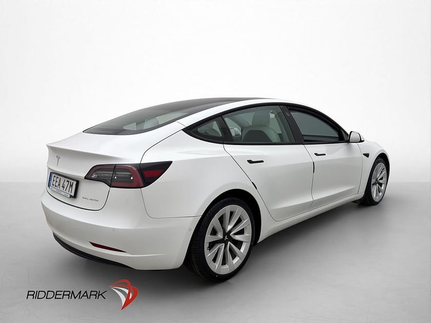 Bild 5 av Tesla Model 3 Long Range AWD Autopilot Ljus interiör