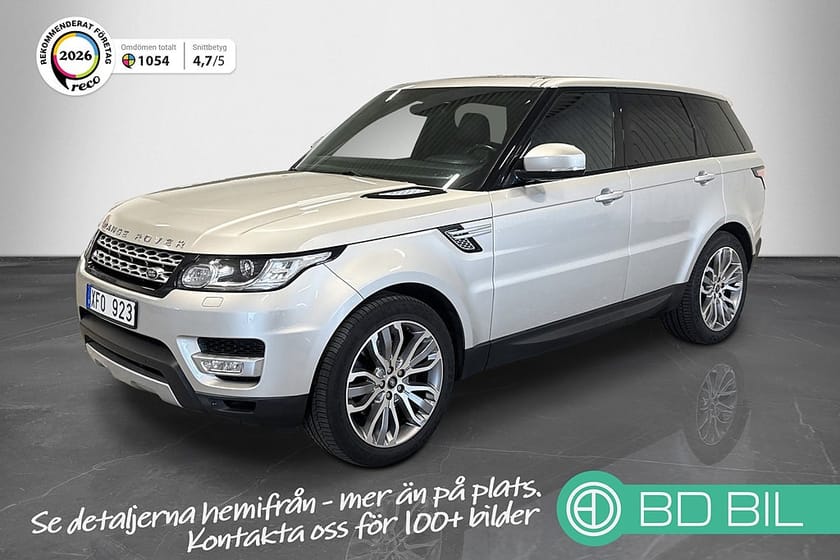 Bild 1 av Land Rover Range Rover Sport 3.0 V6 4WD 340 HK HSE 7-SITS MERIDIAN PANORAMA KAMERA