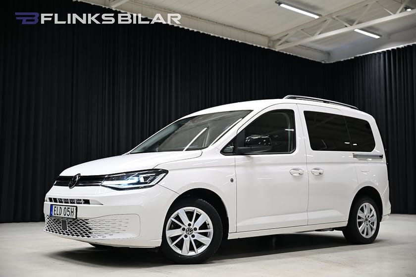 Bild 1 av Volkswagen Caddy 2.0 TDI DSG 122HK 7-Sits|Nedlackad|LED|Dubbeldörr|SeUtr
