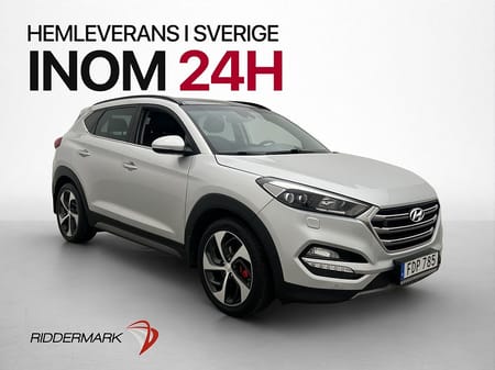 Hyundai Tucson 2.0 CRDi 4WD Premium Pano Skinn Kamera Drag