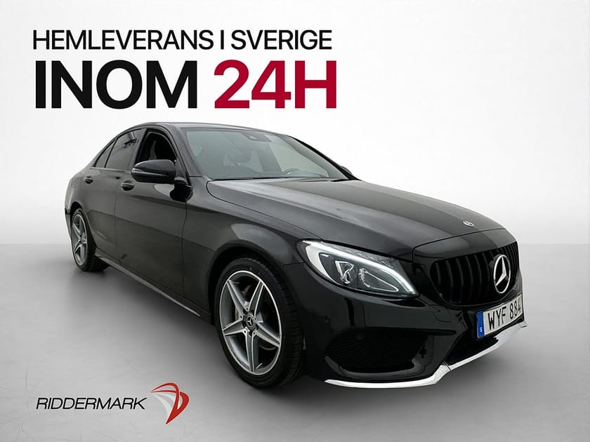Bild 1 av Mercedes-Benz C 220 d C220 170hk AMG Skinn Bluetooth Farthållare