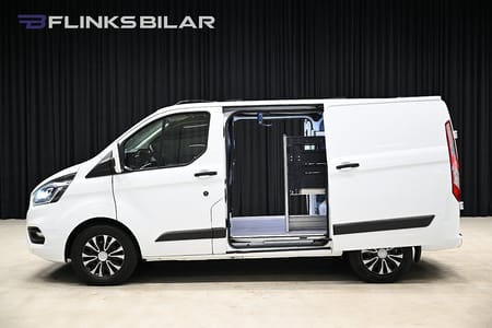 Ford Transit Custom 280 130HK Automat|Inredning|Dubbeldörr|LED|Kambytt