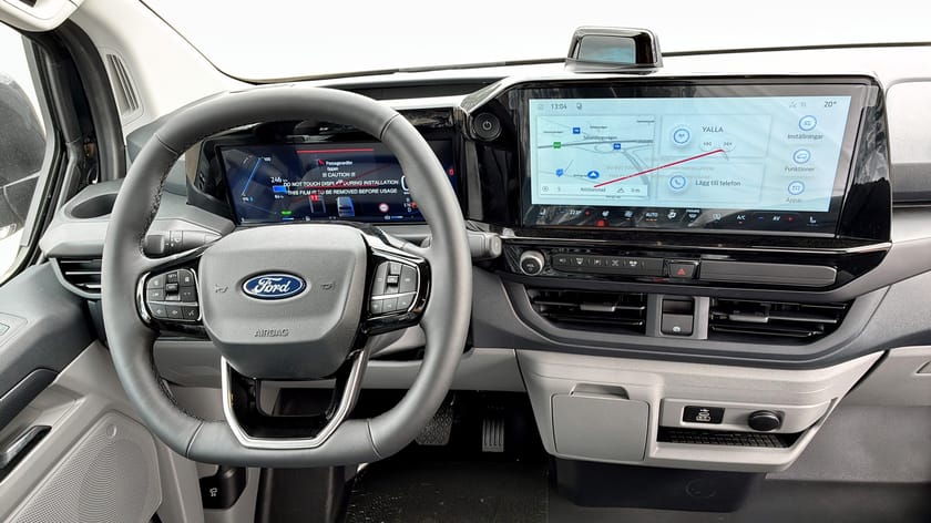 Bild 4 av Ford Transit Custom 82.5 kWh AWD E-CUSTOM V710 SPORT SKÅP 340L