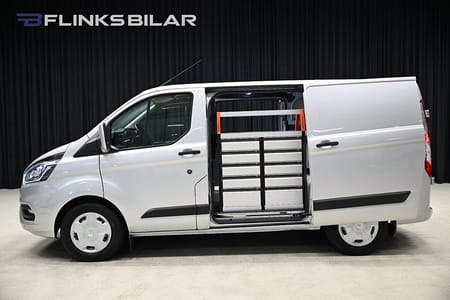 Ford Transit Custom 300 130HK Automat|Servicebil|Dubbeldörr|Inredd|Moms