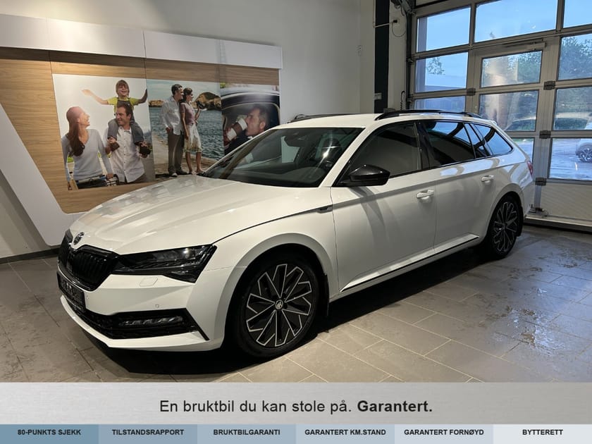 Bilde 1 av Škoda Superb Stasjonsvogn Sup3fl stv sportl d2004x4dsg