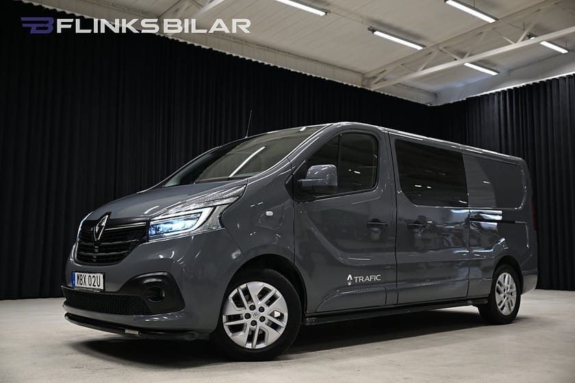 Bild 1 av Renault Trafic Skåpbil dCi 170HK Automat|Dubbelhytt|Dubbeldörr|SN-Stolar|Moms