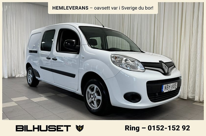 Bild 1 av Renault Kangoo Express Maxi 1.5 dCi 5 sits Dubbelhytt M-& Kupévärmare