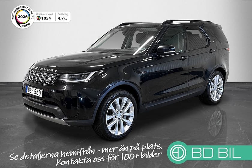 Bild 1 av Land Rover Discovery D250 MHEV 4WD PANO SKINN VÄRMARE DRAG 7-SITS MERIDIAN