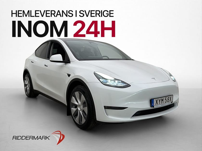 Bild 1 av Tesla Model Y Long Range AWD Svensksåld Dragkrok Panorama
