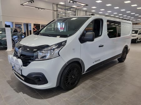 Renault Trafic Skåpbil Dubbelhytt SN 6-personers Drag Värmare
