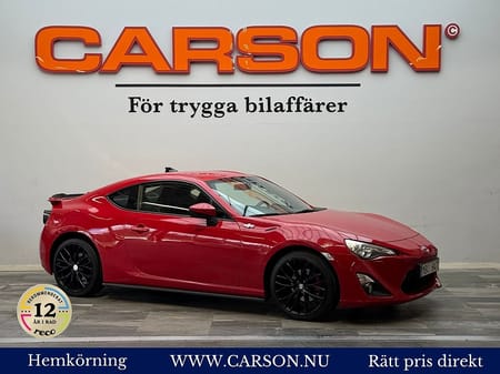 Toyota GT86 2.0 H4 Sportavgassystem Maxton Alcantara Automat 200hk