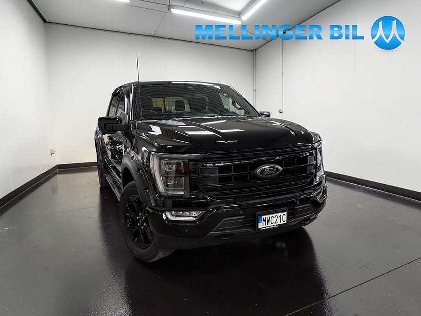 Bild 1 av Ford F-150 SuperCrew 5.0 V8 E85 400hk 4x4 Lariat Black Edt Låg skatt MOMS