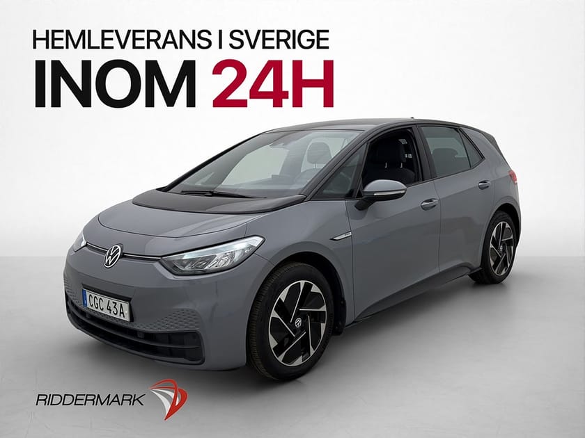 Bild 1 av Volkswagen ID.3 Pro Performance 204hk Värmare Navi CarPlay