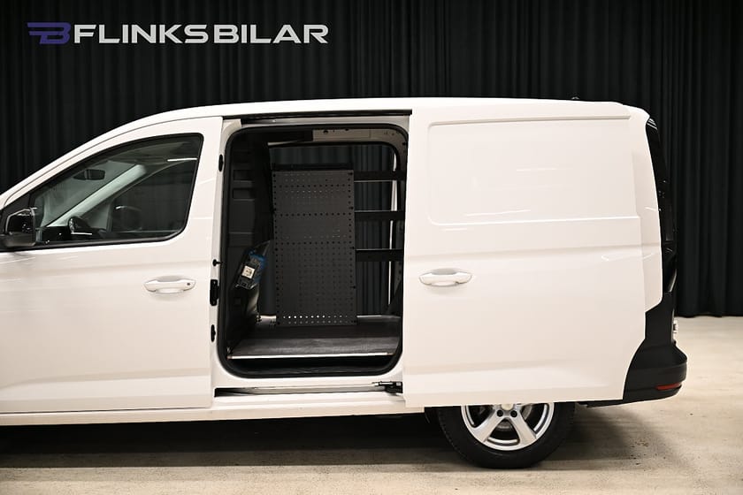 Bild 5 av Volkswagen Caddy Cargo Maxi DSG 122HK Inredd|Dubbeldörr|Drag|Värmare|EnÄgare|Moms