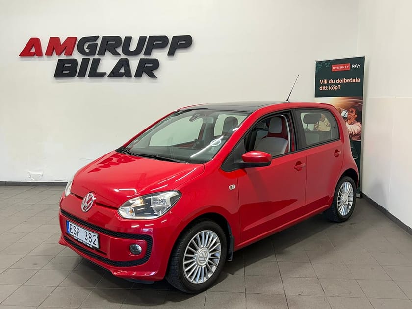 Bild 1 av Volkswagen up! 5-dörrar 1.0 MPI high Euro 5 Låg mil! Taklucka!!