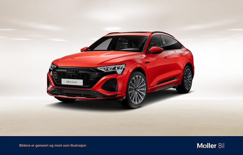 Bild 1 av Audi Q8 Sportback 55 e-tron quattro Q 408hk S-line Selection/Pano/Drag