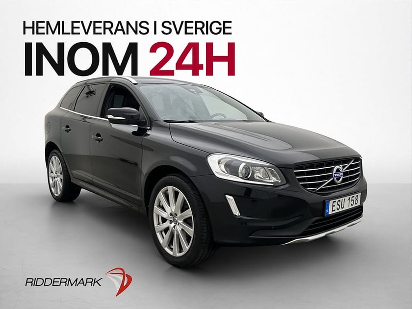 Bild 1 av Volvo XC60 D5 AWD 230hk H/K Polestar D-Värm Skinn Drag Navi