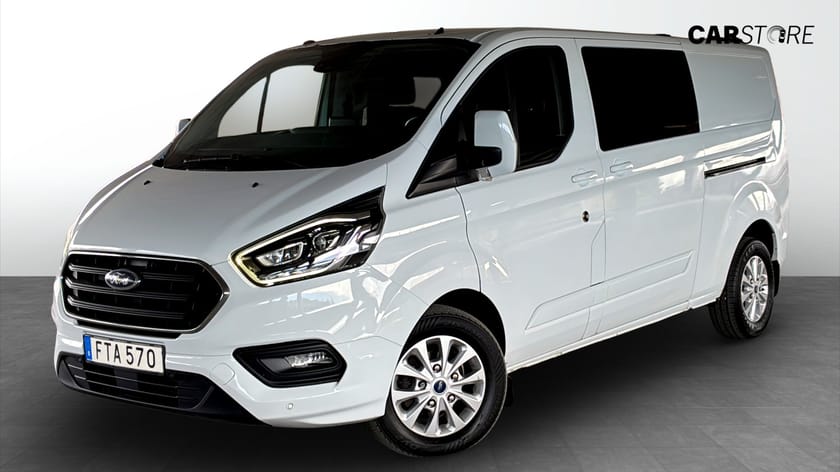 Bild 1 av Ford Transit Custom 300 Crew Van LIMITED 170HK VÄRMARE DRAG