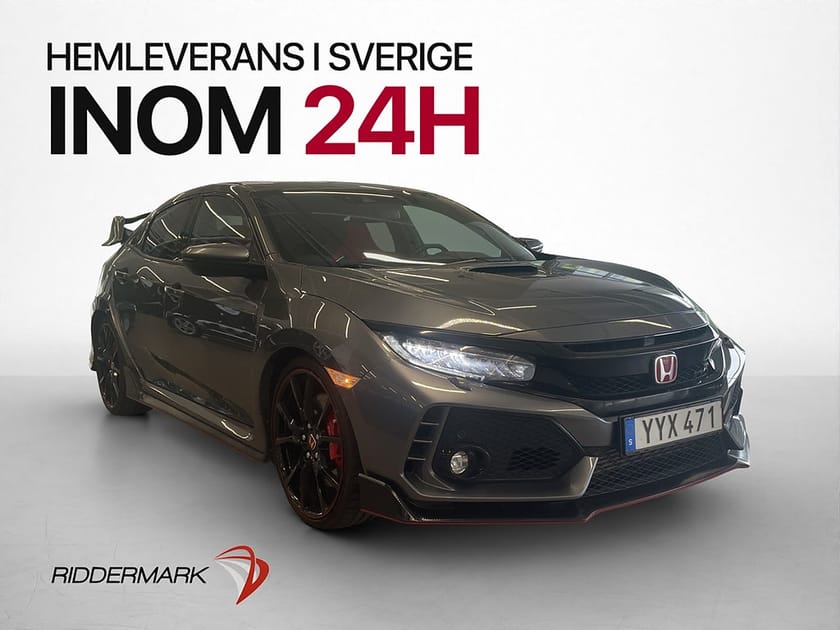 Bild 1 av Honda Civic Type R 2.0 VTEC 320hk GT Kamera Navi Adapt-fart