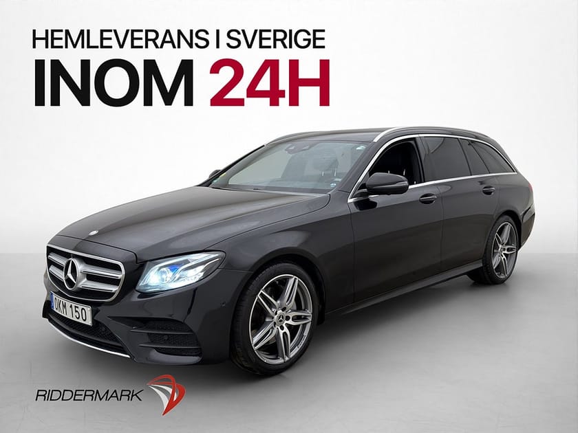Bild 3 av Mercedes-Benz E 220 T d 194hk AMG Wide D-Värm HUD 360° Drag