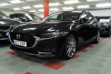 Mazda 3 Sedan 2.0 e-SKYACTIV-X M Hybrid HUD Drag 360° kam SoV Hjul