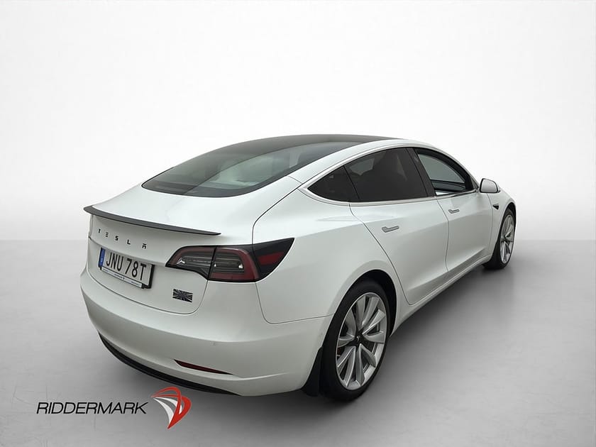 Bild 5 av Tesla Model 3 Long Range AWD Autopilot Ljus interiör