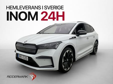 Škoda Enyaq iV 80x Skoda 265hk Sportline Pano Crystal Canton 360 Drag