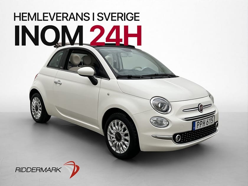 Bild 1 av Fiat 500C 1.2 8V Lounge P-Sensorer Få brukare Låga Mil