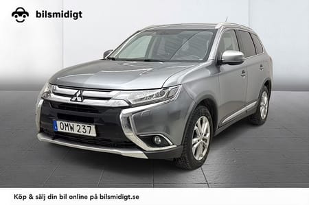 Mitsubishi Outlander 2.2 Di-D 4WD Aut Business 7-sits Drag Läder Kamera Keyless