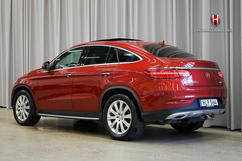 Bild 4 av Mercedes-Benz GLE 350 d 4MATIC Coupé Pano Drag 360 Luftfjädr Läder GPS