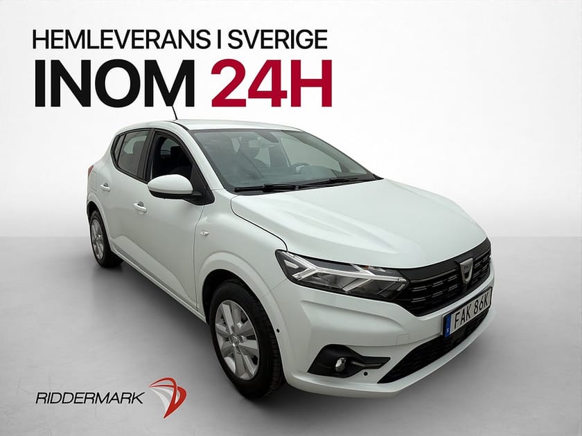 Bild 1 av Dacia Sandero 1.0 TCe 91hk Kamera Sensorer 0,5l/mil
