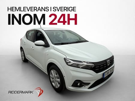Dacia Sandero 1.0 TCe 91hk Kamera Sensorer 0,5l/mil