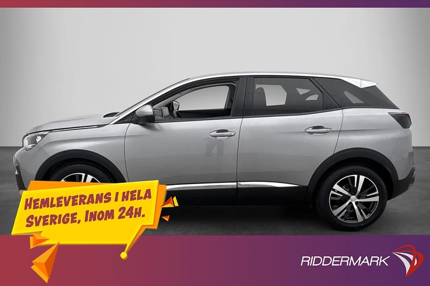 Bild 4 av Peugeot 3008 1.6 120hk Allure CarPlay Farthållare  Skinn/Tyg