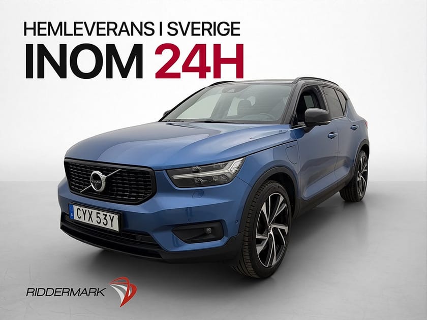 Bild 1 av Volvo XC40 Recharge T5 262hk R-Design BLIS 360°-K Navi Carpl