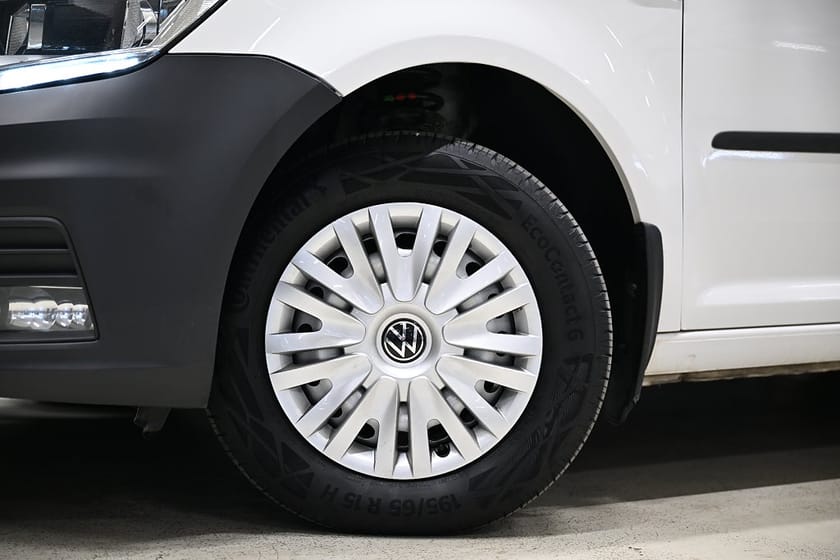 Bild 3 av Volkswagen Caddy Van 102HK Inredd|Dubbelgolv|Drag|Värmare|Lågmil|M/K-Värmare